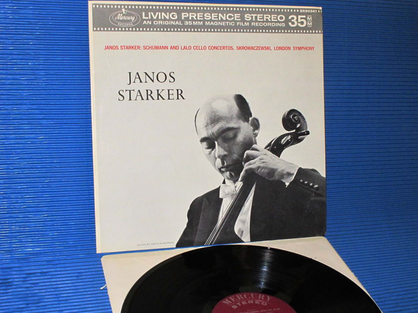JANOS STARKER   - "Schumann and Lalo Cello Concertos"  Mercury Living Presence 1962 1st Pressing Promo!