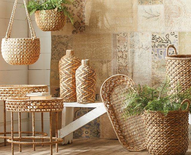 Wicker Caning Baskets, Decorative Containers and Trays