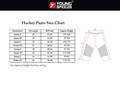 hockey pants size chart