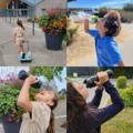 Photo enfants avec Gourde filtrante ÖKO