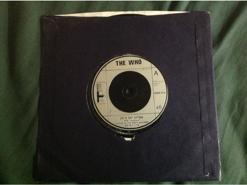 The Who - Let's See Action Track UK 45 NM