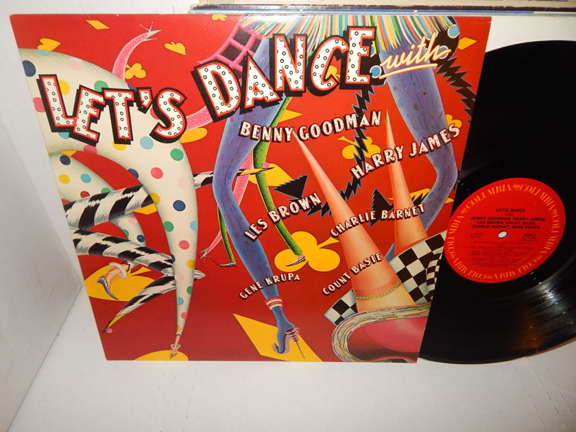 GENE KRUPA COUNT BASIE BENNY GOODMAN VARIOUS JAZZ - Let's Dance With 1980 Mono 1A/1B Mint LP