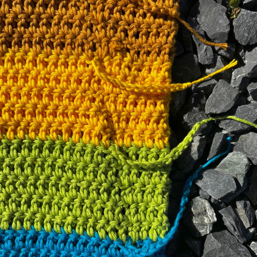 Reverse Rainbow Bag
