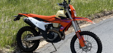 2024 KTM 500 EXC motorcycle for rent near Golden, CO