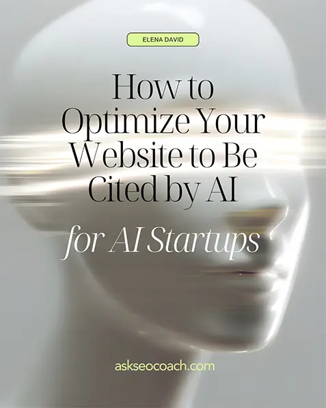 SEO Guide for AI Startups Book Cover