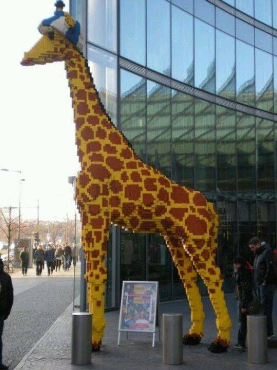 Life-sized giraffe