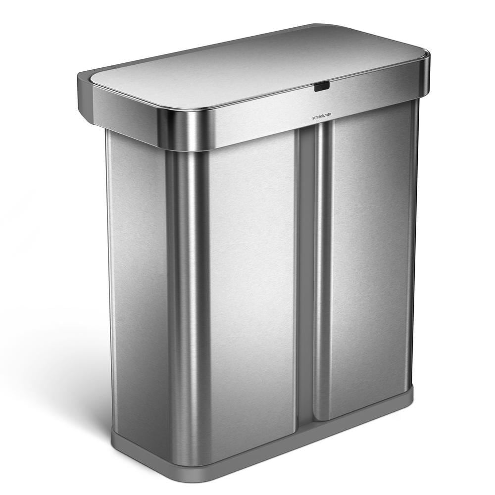 Brabantia Bo Touch Bin Dual Compartment vs Simplehuman Rectangular