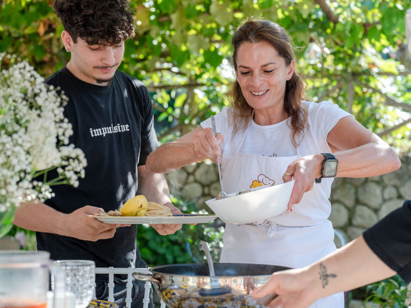 Kochkurse Sorrent: Küche in Sorrent: handgemachte Pasta und Tiramisu