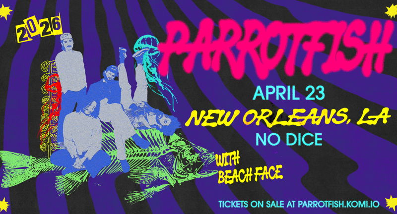 Parrotfish with Beach Face 