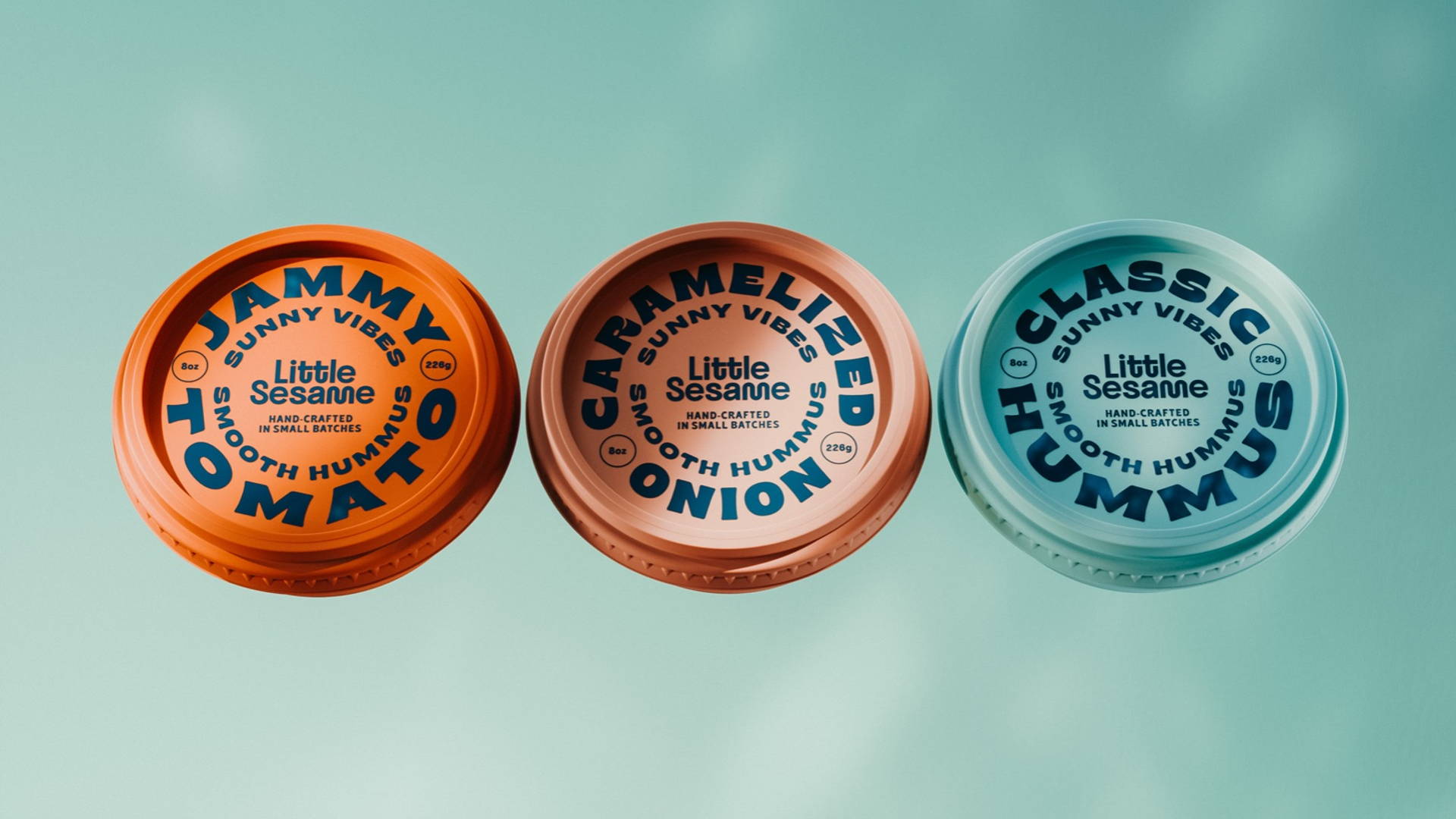 Featured image for Little Sesame's Packaging Disrupts The Hummus Market With Its Quirky Type And Bold Hues