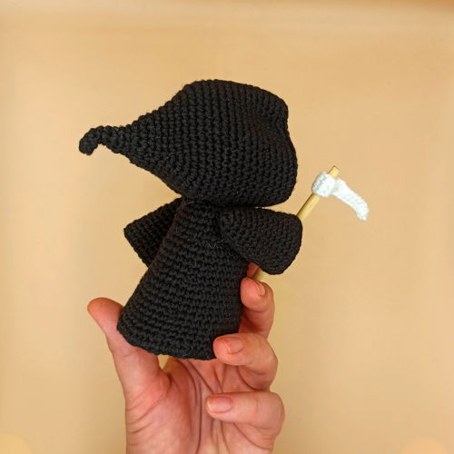GRIM REAPER amigurumi speelgoedpatroon PDF - Gothic Crochet Halloween Amigurumi Jack Skellington Patroon Halloween Pop Horror Haak Schedel