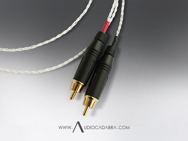 Audiocadabra Ultimus2 Solid-Core Silver Analog Cables With RCA Plugs