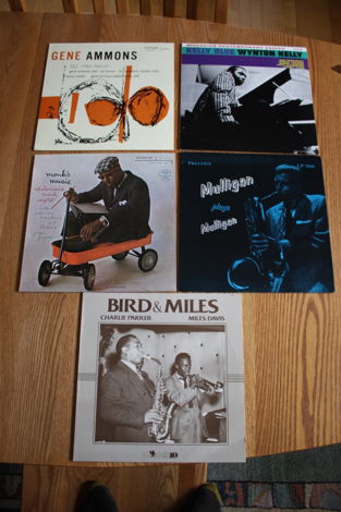 Five NM Jazz LPs, Ammons, Kelly,  - Monk, Mulligan, Bir...