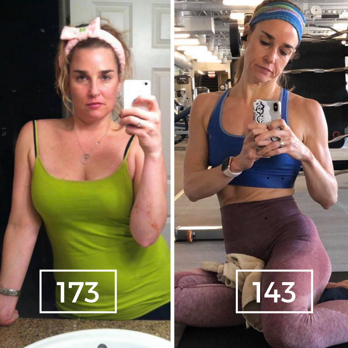 Fastblast smoothie before and after