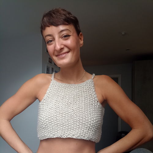 Strickmuster: Seedy Crop Top