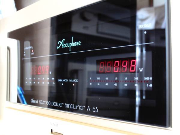 ACCUPHASE A-65 CLASS A POWER AMP