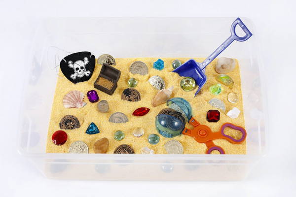 Pirate Themed Sensory Bin