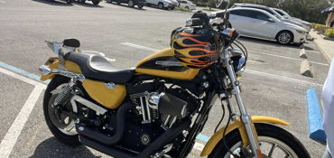 2007 HARLEY-DAVIDSON XL 1200R SPORTSTER ROADSTER (LUX COLORS) motorcycle for rent near Orlando, FL