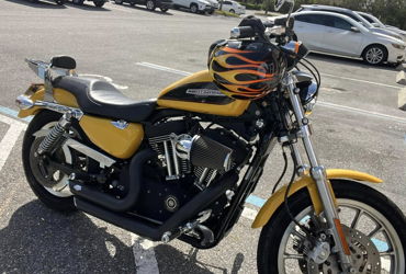 2007 HARLEY-DAVIDSON XL 1200R SPORTSTER ROADSTER (LUX COLORS) motorcycle for rent near Orlando, FL
