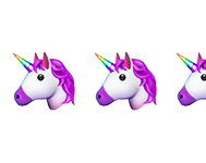 2.5 unicorn emojis