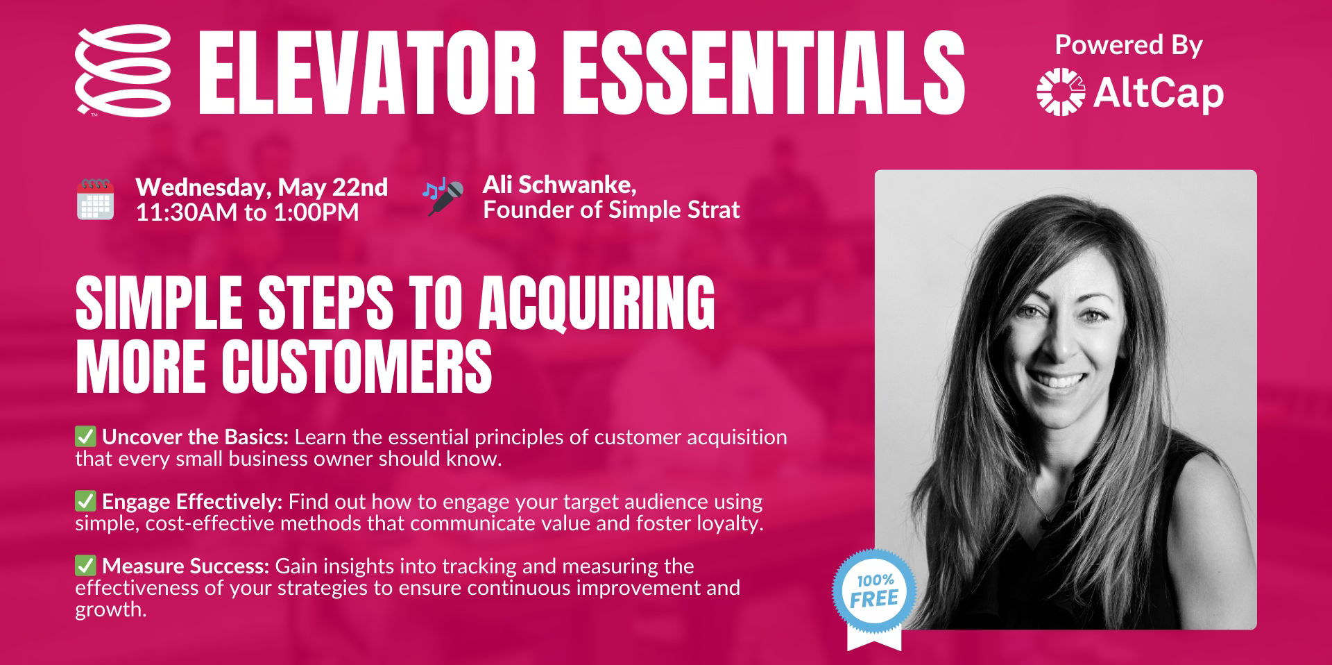 Elevator Essentials | Simple Steps to Acquiring More Customers promotional image