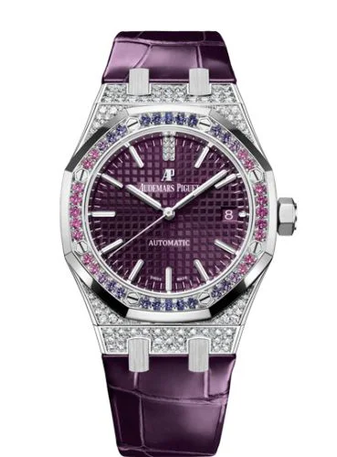 Royal Oak Selfwinding 37 White Gold / Sapphire / Purple