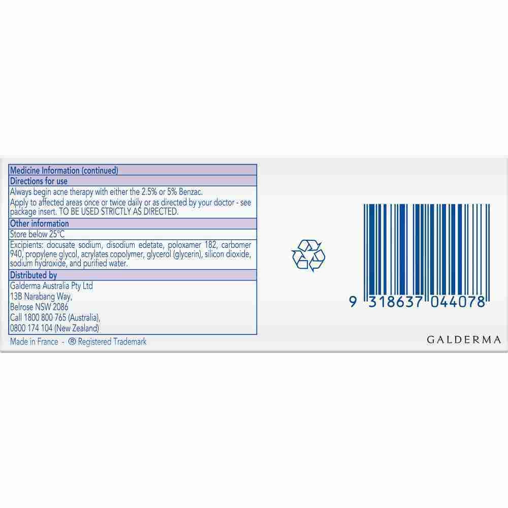 Benzac Ac Mild Strength 2.5% Acne Gel 60G, Acne Treatment - Image 3