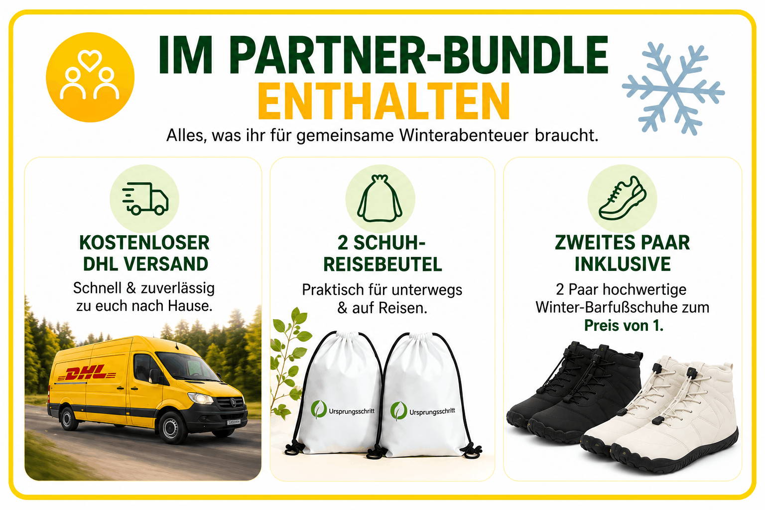 3 Gratis Geschenke: 1 Paar Schuhe, Kostenloser Versand, 2 Schuhbeutel