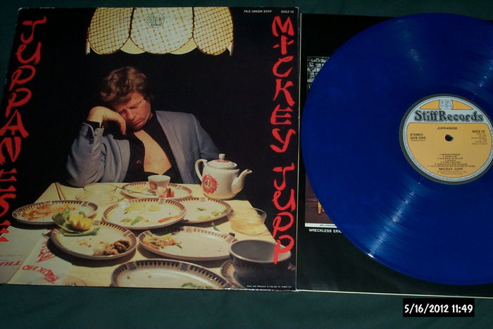 Mickey Jupp - UK Blue Vinyl stiff Nick Lowe juppanese l...