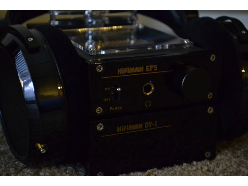 HiFiMan HE-4  with EF-5 and extra cables less than 10 hours on them