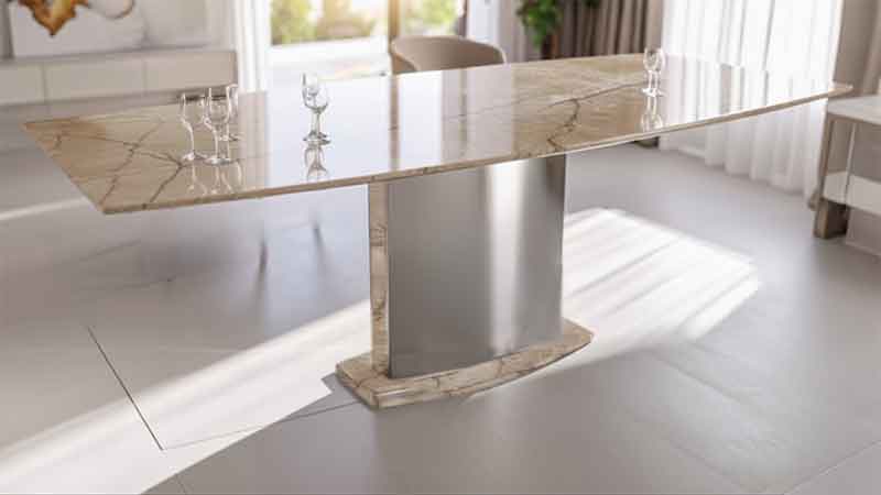 Esstisch Terra in Bootsform  - Collection Rompf - Über 20 Jahre Erfahrung