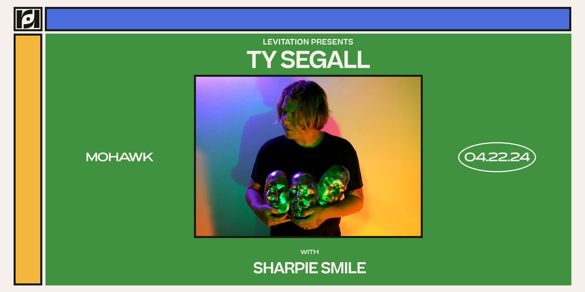  Resound & Levitation Present: Ty Segall w/ Sharpie Smile at Mohawk promotional image