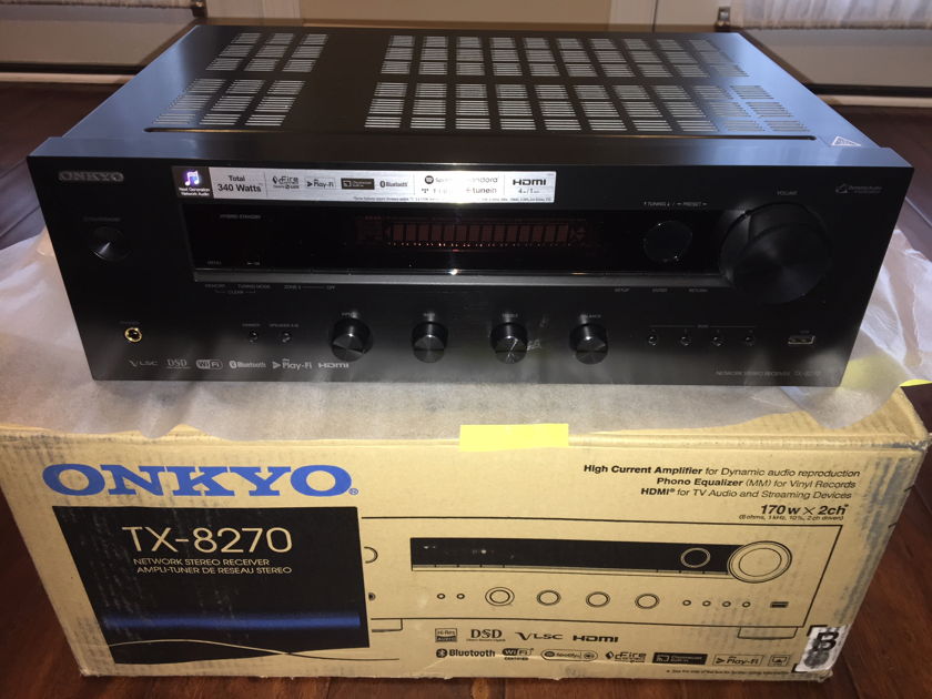 Onkyo TX-8270 NETWORK STEREO RECEIVER 100w Bluetooth Streamer