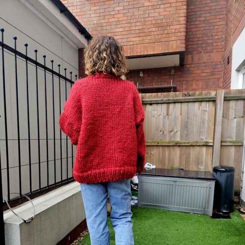 Giant Love Heart Sweater - Knitting Pattern