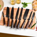 Seido japanese kitchen Chef knife cutting meat