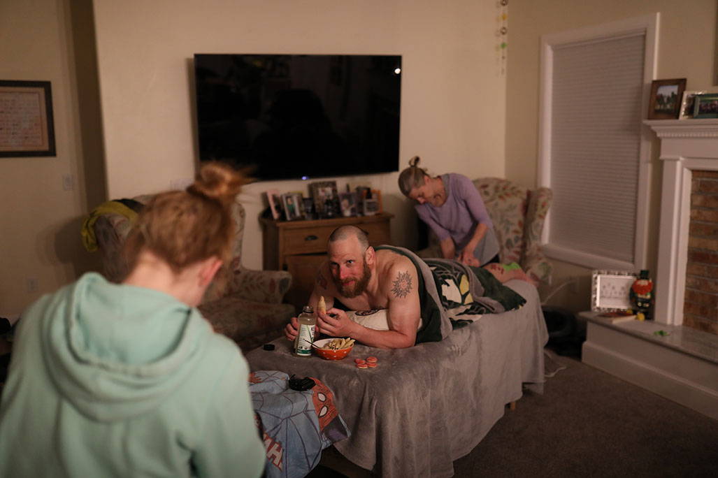 James on recovery table