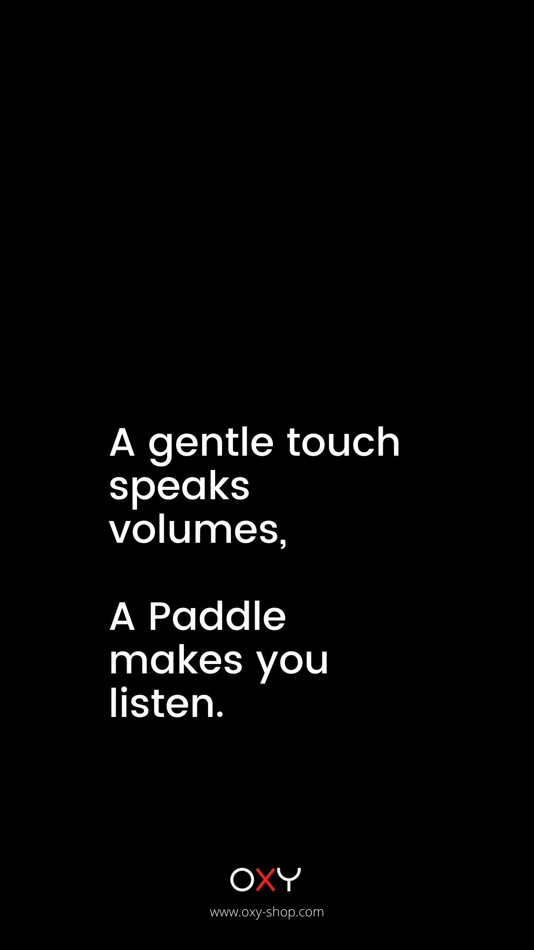 A gentle touch speaks volumes, a paddle makes you listen.- BDSM wallpaper