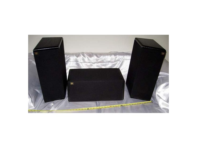 Rbh 750 Series 3 Piec LCR speakers dual kevlar 6.5  woofers and 1