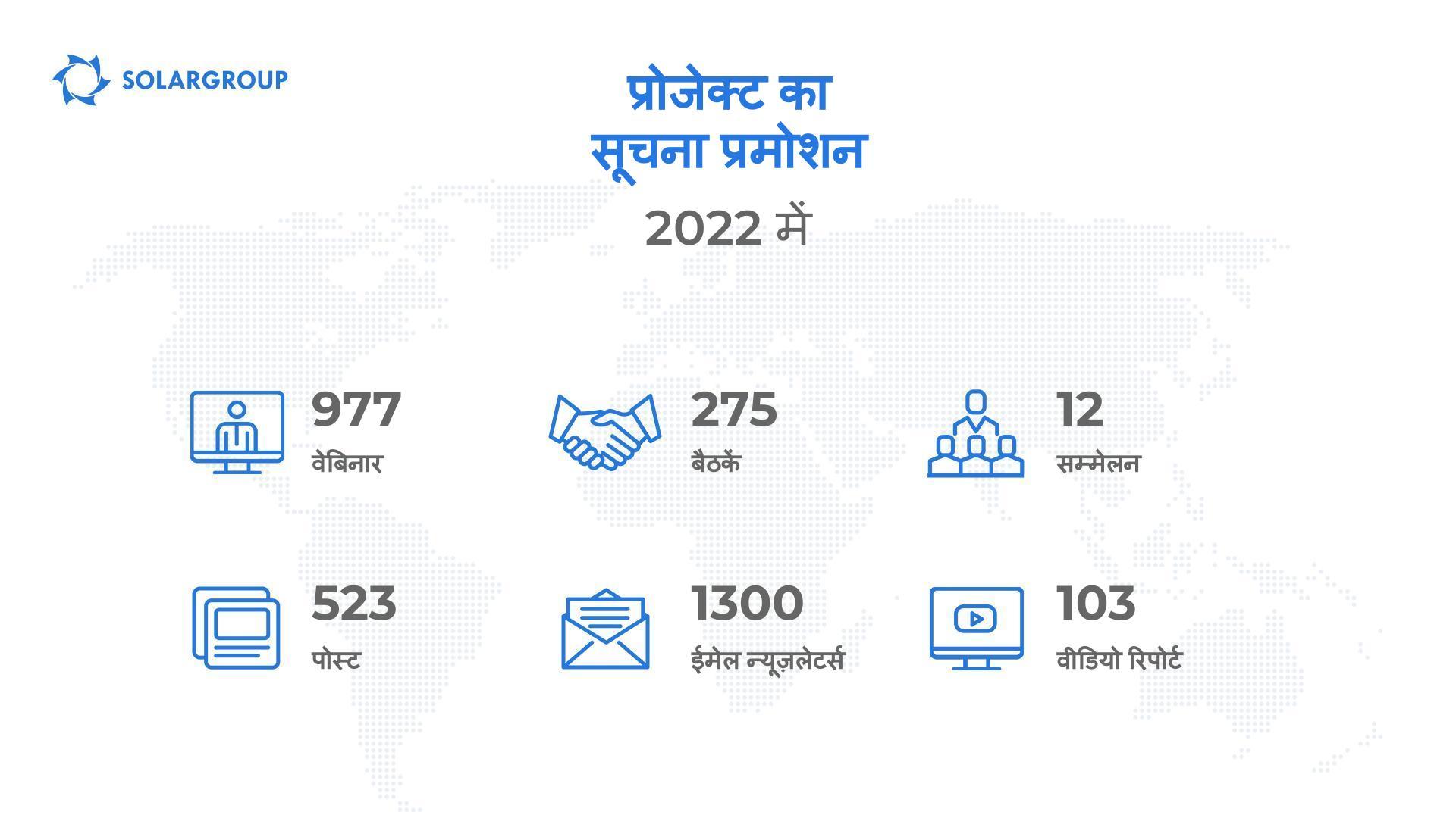 चरण 17 पर प्रोजेक्ट का सूचना प्रमोशन
