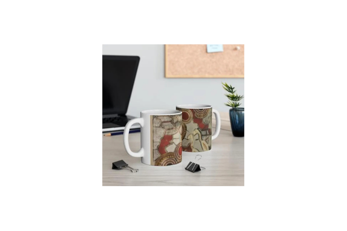 Artistic Ceramic Coffee Mug – Unique Boho Drinkware Gift with comfort - Image 4