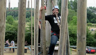 querfeldein hochseilgarten herausforderung klettern