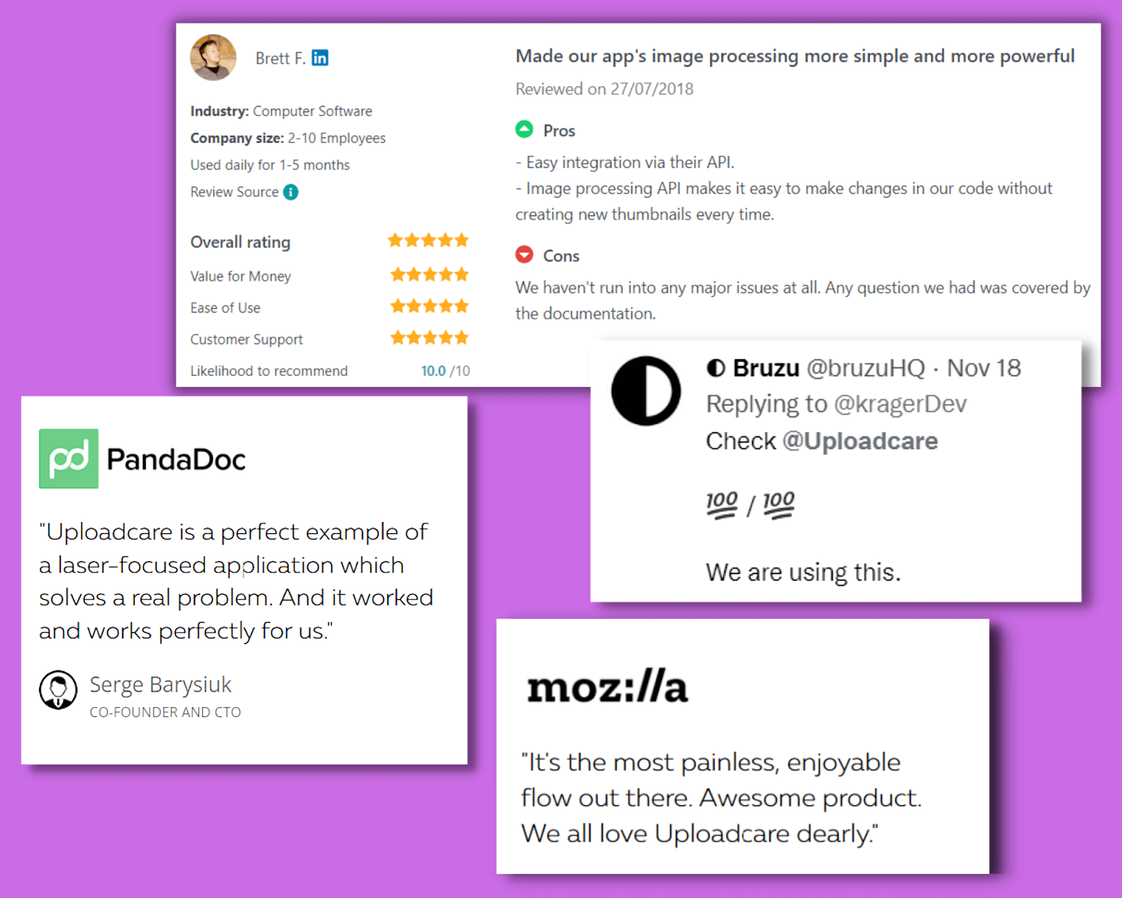 PandaDoc, Bruzu and Mozilla loves us