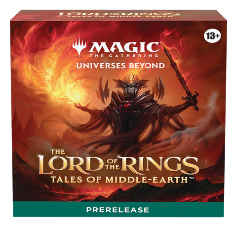 Lord of the Rings: Tales of Middle-earth prerelease pack contents. 