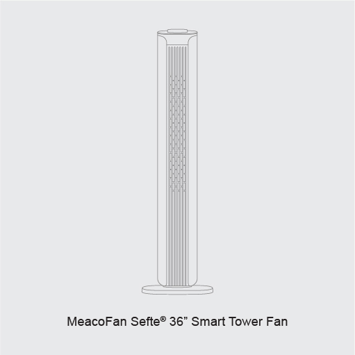 MeacoFan Sefte 36" Smart Tower Fan