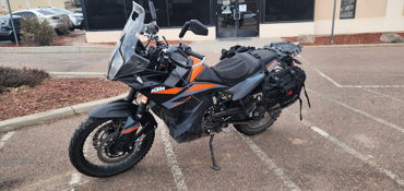 2023 KTM 890 ADVENTURE motorcycle for rent near Colorado Springs, CO