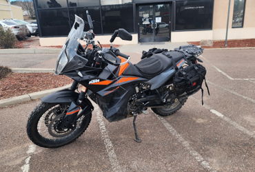 2023 KTM 890 ADVENTURE motorcycle for rent near Colorado Springs, CO