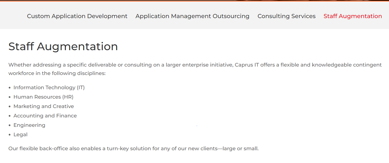 Caprus IT product / service