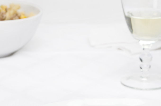 Pork, Corn, and Cheddar Gemelli