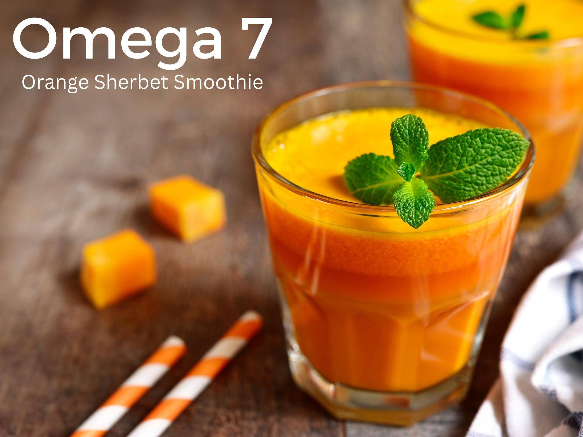 omega 7 orange sherbet smoothie recipe