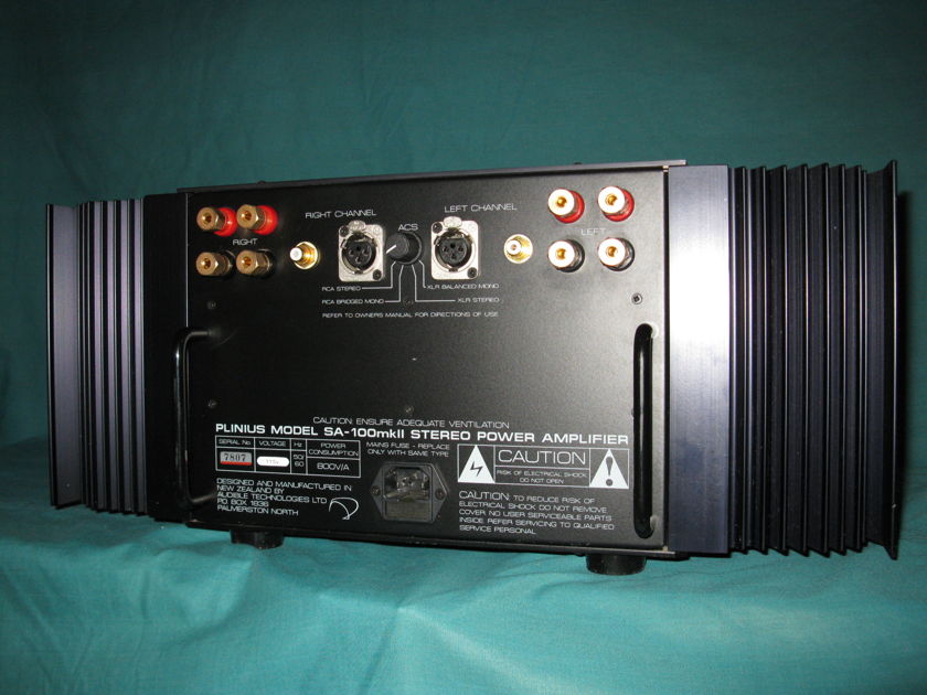 Plinius SA100 MKII  Class A, power amplifier